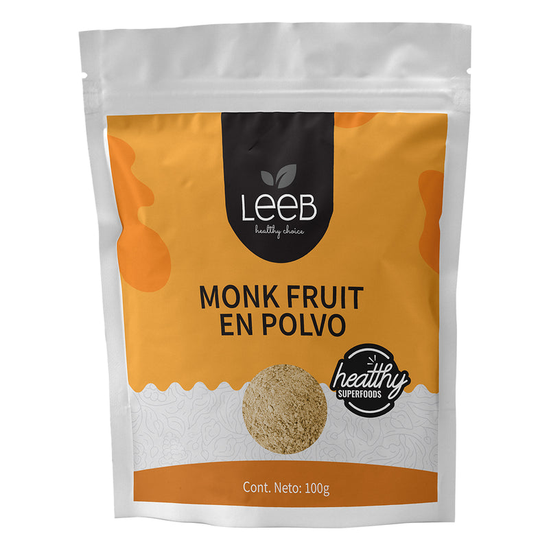 Monk fruit en polvo bolsa con 100 gr