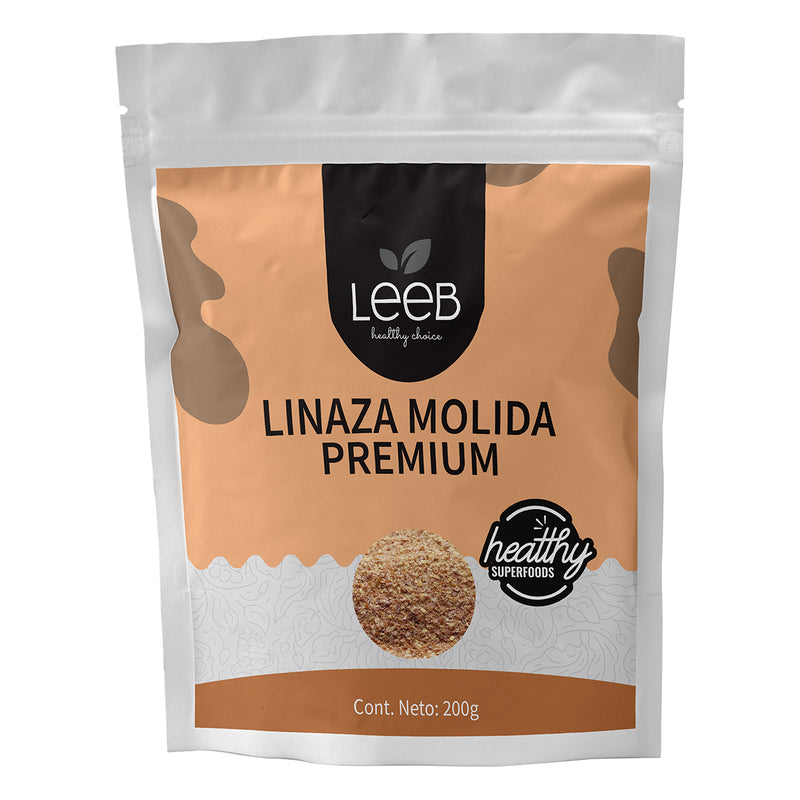 Linaza molida premium bolsa con 200 gr