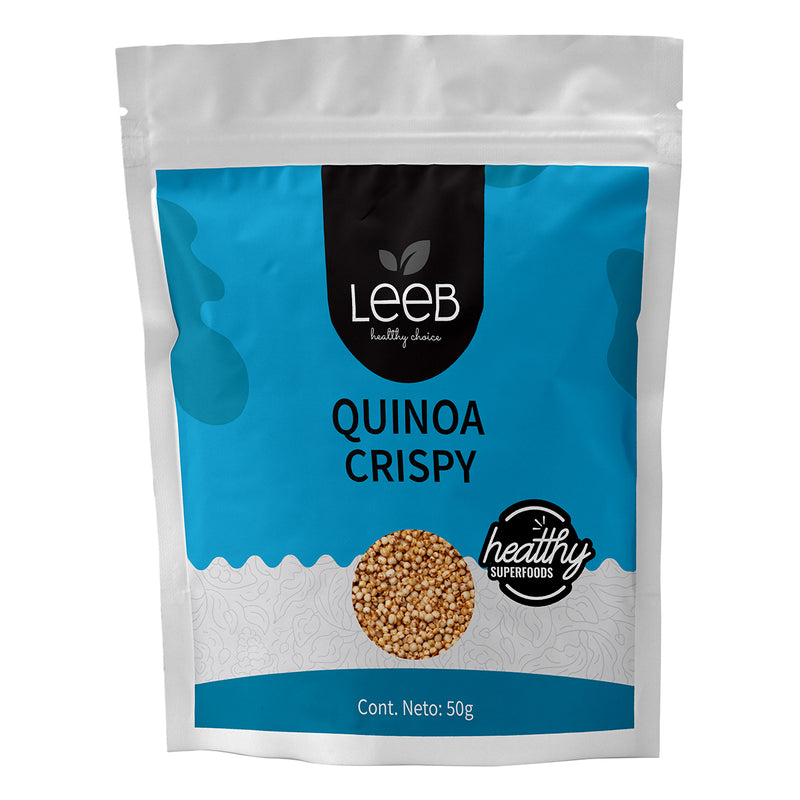 Quinoa crispy premium organica bolsa con 50 gr