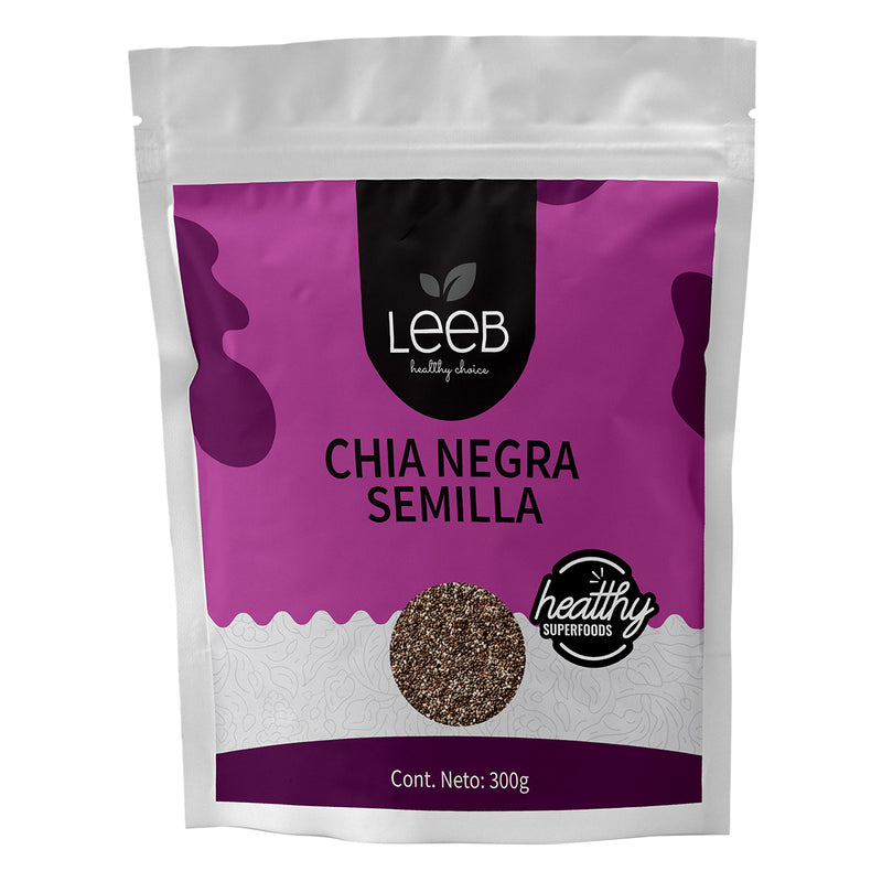 Chia negra pinta organica premium bolsa con 300 gr