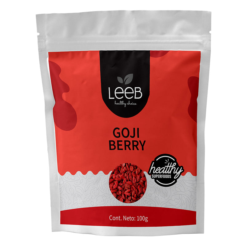 Goji berry deshidratada premium orgánico bolsa con 100 gr